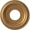 Ekena Millwork Traditional PVC Medallion (Canopies up to 5 1/2"), 10"OD x 3 1/2"ID x 1 1/8"P, Bright Coat Gold CMP10TRBGL - alternate 1